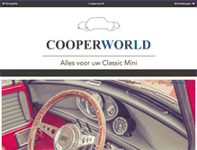 Tablet Screenshot of cooperworldshop.nl
